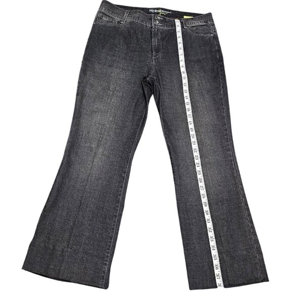 Style & Co.‎ Womens Bootcut Jeans Size 14W Black Denim - Picture 7 of 11